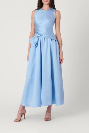 Shoshanna Pebbled Mikado Midnight Remy Dress in Light Sky Blue at Nordstrom, Size 12