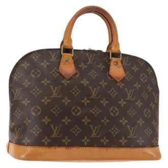 Louis Vuitton Pre-owned Handbags, female, Brown, Size: ONE SIZE Pre-owned Canvas Handbag