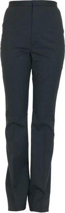 Dsquared2 Zwarte Panta Stijlvolle Modieuze Hoofddeksels - Dames - Straight fit broeken - Zwart - S - Broeken