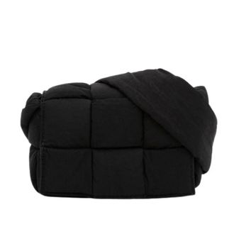 Bottega Veneta Pre-owned Cassette Schoudertas - Dames - Pre-owned - Zwart - Maat: ONE Size Nylon