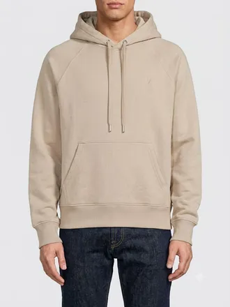 Ami Felpa con cappuccio in cotone relaxed fit con tasca a marsupio e coulisse