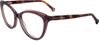 Carolina Herrera Womens 53 mm Brown Grey Eyeglasses