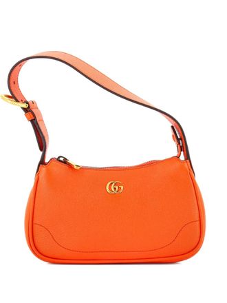 Gucci Aphrodite Leather Mini shoulder bag - Orange