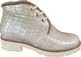 Pitillos Stijlvolle laarzen voor vrouwen - Dames - Veterlaarzen - Beige - 39 EU - Schoenen