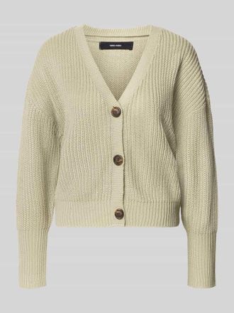 Vero Moda Oversized Strickjacke mit V-Ausschnitt Modell LEA in Lind, Gr&ouml;&szlig;e XL