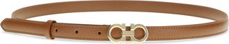 Ferragamo Womens Gancini Leather Belt Cowhide Calf Bos Taurus E Braces