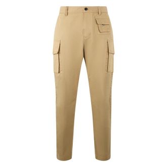 Diesel Slim-fit Trousers, male, Beige, Size: W30 Lightweight Cargo Pants