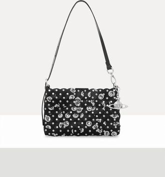 Vivienne Westwood Lola Shoulder Bag 8-ball Leather Black-numbers