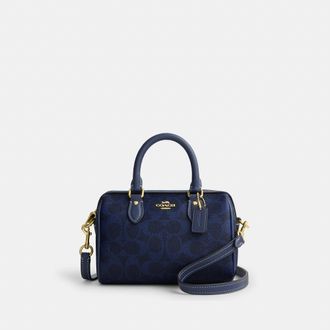 Coach Mini Rowan Crossbody Bag In Signature Canvas