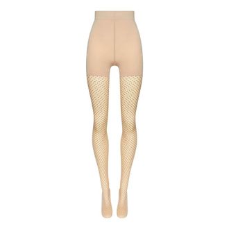 Wolford Control Dots Tights - Dames - Pantys - Veelkleurig - XS - Wol - Ondergoed