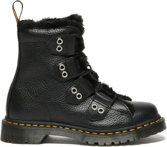 Dr. Martens 1460 LTT Pelliccia Foderata - - Shoes - Donna - Nero - 40 EU
