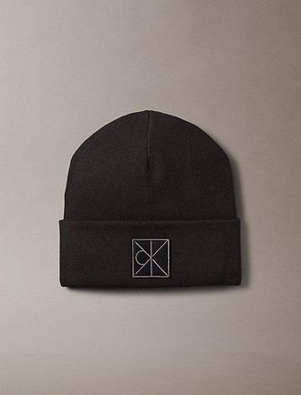 Calvin Klein Gorro de punto con logo emblemático