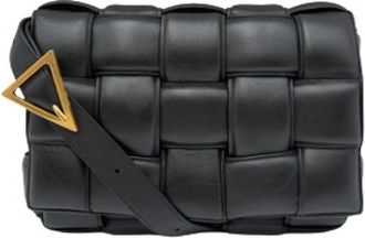 Bottega Veneta Pre-owned Cross Body Bags, female, Black, Size: ONE SIZE Pre-owned Leather Shoulder Bag