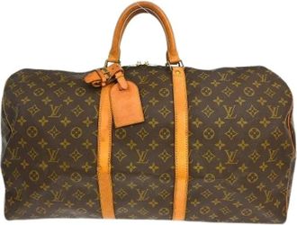 Louis Vuitton Pre-owned Weekend Bags, unisex, Brown, Size: ONE SIZE Pre-owned Keepall Bag