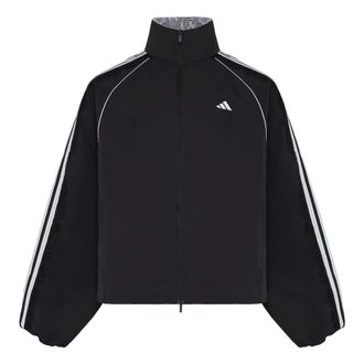 adidas (WMNS) adidas Dance Lace Mixed Woven Jacket Asia Sizing Black LD8218