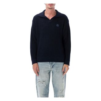 Maison Kitsun&eacute; Polo Camicie - - Tops - Uomo - Blu - XL
