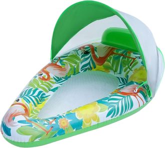 No Brand Flotador De Piscina Con Toldo - Flotador Con Sombrilla Tumbona De Piscina Flotador De R&iacute;o Balsa Hinchable Para Nadar, Islas, Deportes, Playa