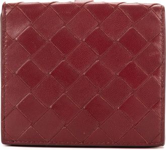 Bottega Veneta Pre-owned Womens Bi-Fold Wallte Wallet - Burgundy - One Size