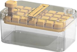 OEM Bandeja Grande Para Cubitos De Hielo De Whisky: 6 Compartimentos + Tapa, F&aacute;cil De Extraer