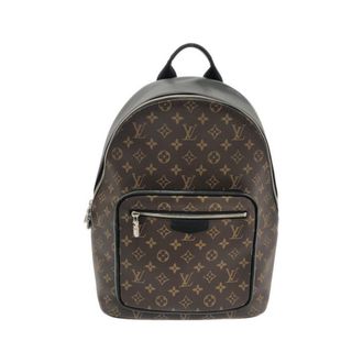 Louis Vuitton Marron Coated Canvas Backpack (Pre-Owned)