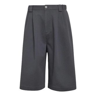 adidas Pliss&eacute; Jorts - Heren - Korte sportbroeken - Grijs - S - Katoen - Fitness