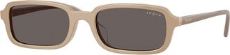 Vogue Eyewear VO5666SF Asian Fit 326887 Womens Sunglasses Brown Size 53