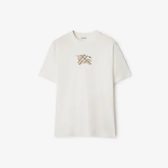 Burberry EKD Check Cotton T-shirt, Size: XXXL