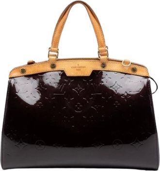 Louis Vuitton Pre-owned Handbags, female, Purple, Size: ONE SIZE Pre-owned Brea MM