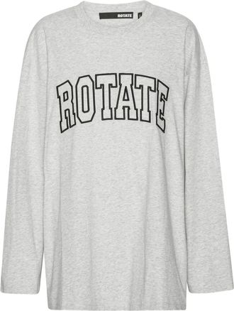 Rotate T-shirt a maniche lunghe - Grigio