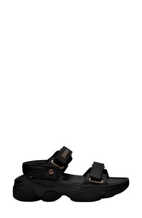 Nike Jordan Deja Sandal in Black/Metallic Gold at Nordstrom, Size 10