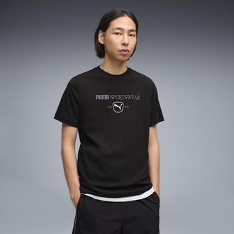 Puma T-shirt grafica PUMA Class da uomo, Abbigliamento, Nero, XXL