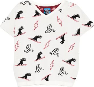 Sport b. Dino Christmas gilet - Wit