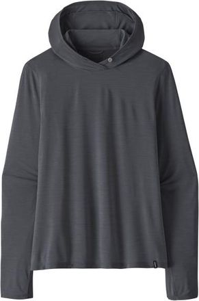 Patagonia Cap Cool Ultra Hoody Funktionsshirt f&uuml;r Damen | blau/grau