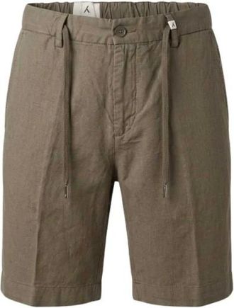 Myths M71B Shorts - Heren - Korte Broeken - Bruin - L - Linnen - Korte Broeken