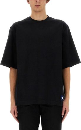 Burberry T-Shirt With Ekd Patch-Uomo