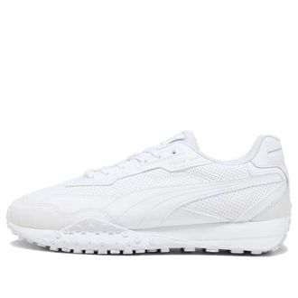 Puma Blktop Rider Leather White Glacial Gray 393823-01