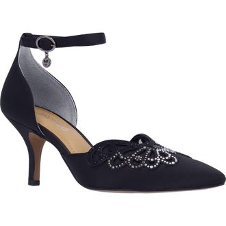 J. Rene&eacute; Isabetta Pointed Toe Pump in Black at Nordstrom Rack, Size 7.5