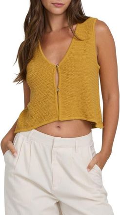 Billabong Need Now Sweater Tank in Wild Honey at Nordstrom, Size X-Small