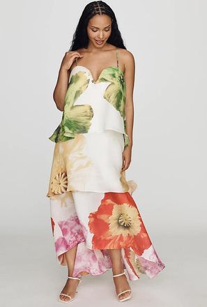 Elliatt Plus Lilia Tiered Midi Dress