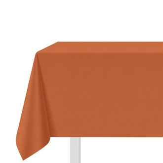 KASANOVA Tovaglia idrorepellente 140x320 cm effetto juta ruggine
