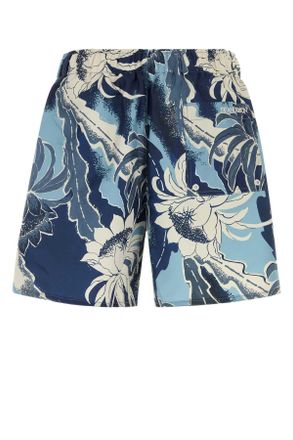J.W.Anderson Hawaiian Print Swim Shorts - Blue