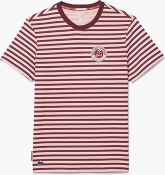 Lacoste Mens Ultra Dry Sport Roland-Garros Edition T-Shirt - Pink - Size: 40