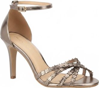 Bruno Menegatti Womens Stars Dress Heel Sandals In Pewter