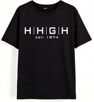 Generic Heart F.C. Top, Classic Scottish League Football Shirt, Midlothian Team Support Gift Tee (Black, XL)