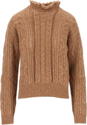Moncler Prendas de punto - Knitwear - Mujer - Marr&oacute;n - L