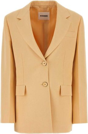 Jil Sander Orange Single Breasted Blazer