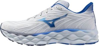 Mizuno Mens Wave Sky 8 Running Shoe In Plein Air/laser Blue