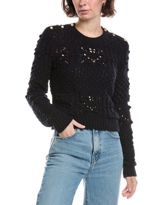 Frame Denim Frame Patch Pocket Wool & Alpaca-Blend Sweater