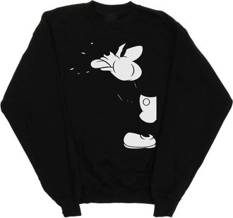 Disney Dames/Dames Mickey Mouse Cut Sweatshirt (Zwart)