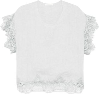 Maurizio T-shirt lamé - Grigio